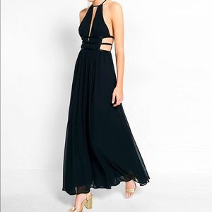 Black Cutout Express Maxi Dress